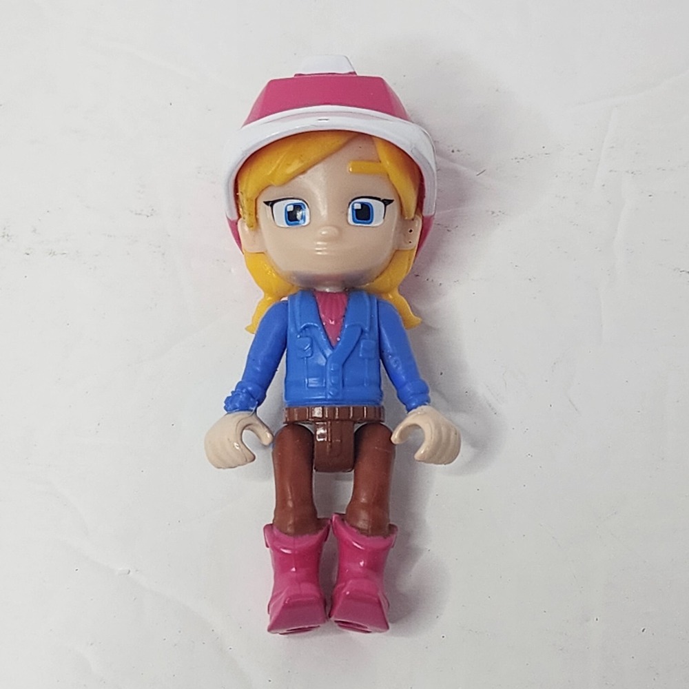Rev & Roll LORI Girl Figure Poseable 3" PVC Cake Topper Auldey 2019 Alpha